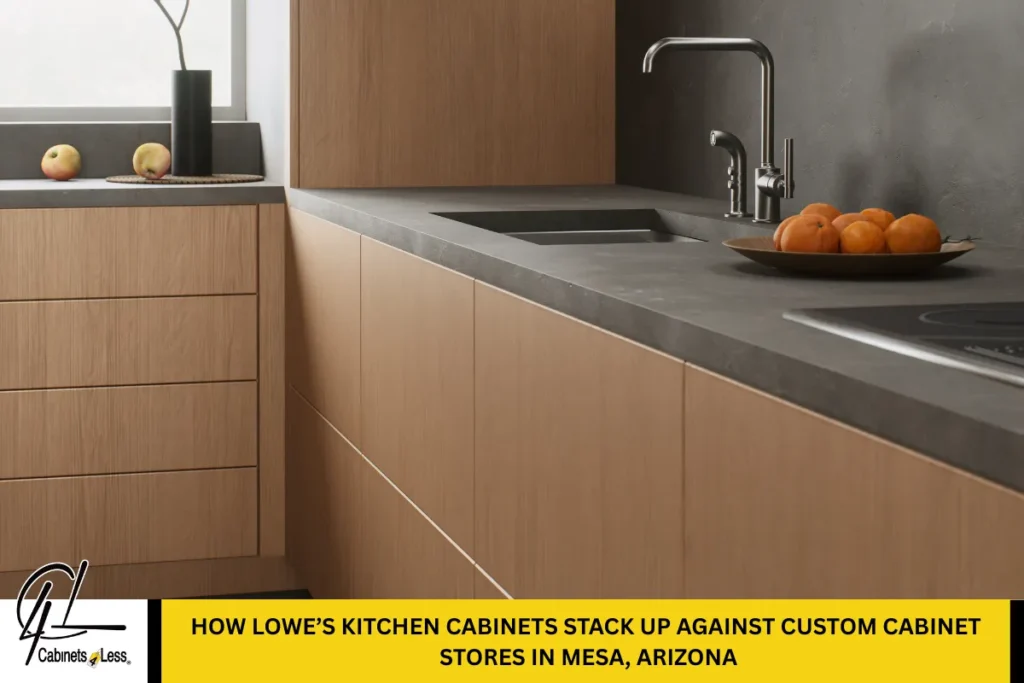 How Lowe’s Kitchen Cabinets Stack Up Against Custom Cabinet Stores in Mesa, Arizona