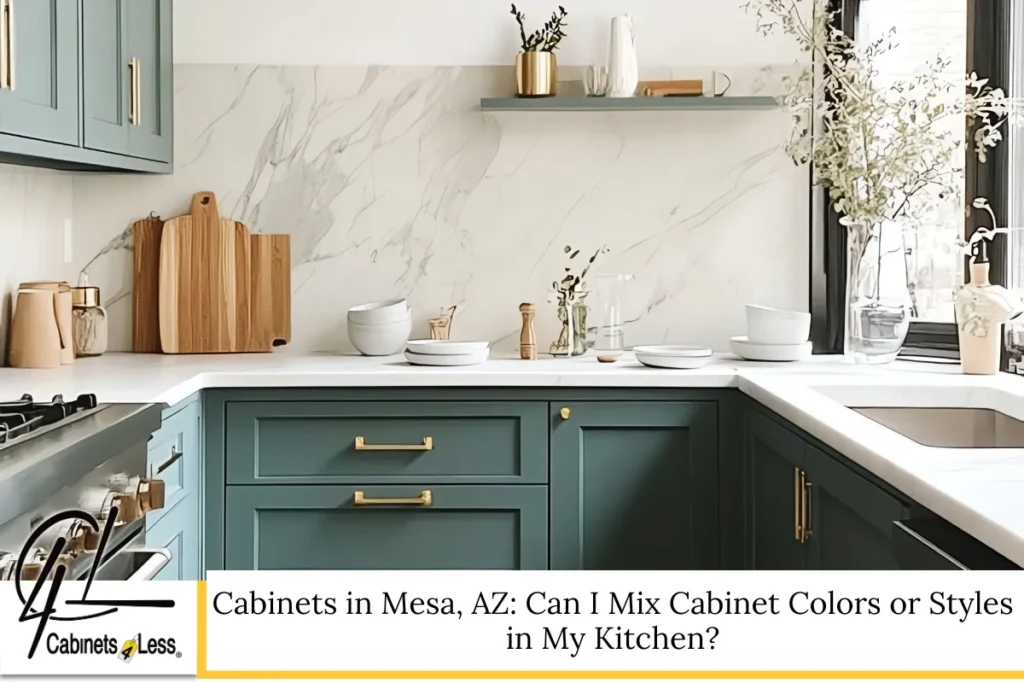 Cabinets in Mesa, AZ: Can I Mix Cabinet Colors or Styles in My Kitchen?