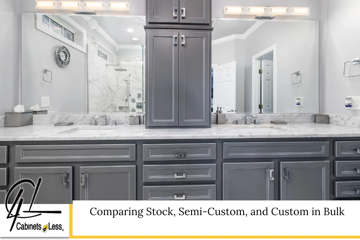 Comparing Stock, Semi-Custom, and Custom in Bulk