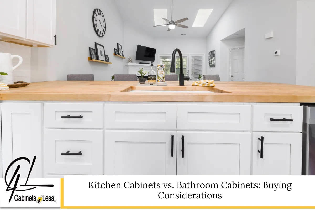 Kitchen Cabinets vs. Bathroom Cabinets: Buying Considerations
