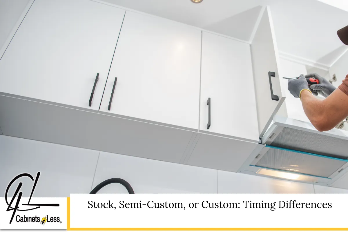 Stock, Semi-Custom, or Custom: Timing Differences