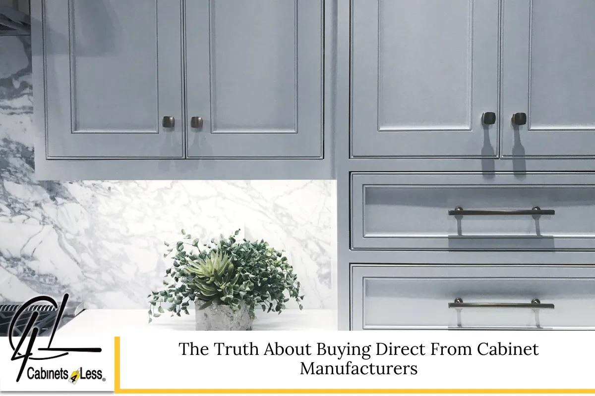 The Truth About Buying Direct From Cabinet Manufacturers